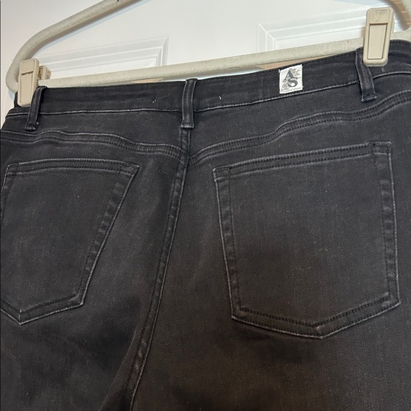 Altar'd State Pearl & Diamond Studded Cropped Wide Leg Jean Women's Size 10 / 30 - Picture 5 of 8